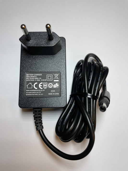 EU 2 Pin AC Adaptor Charger for 25-29V 800mA MC2508A-B Swann Vaccum Cleaner