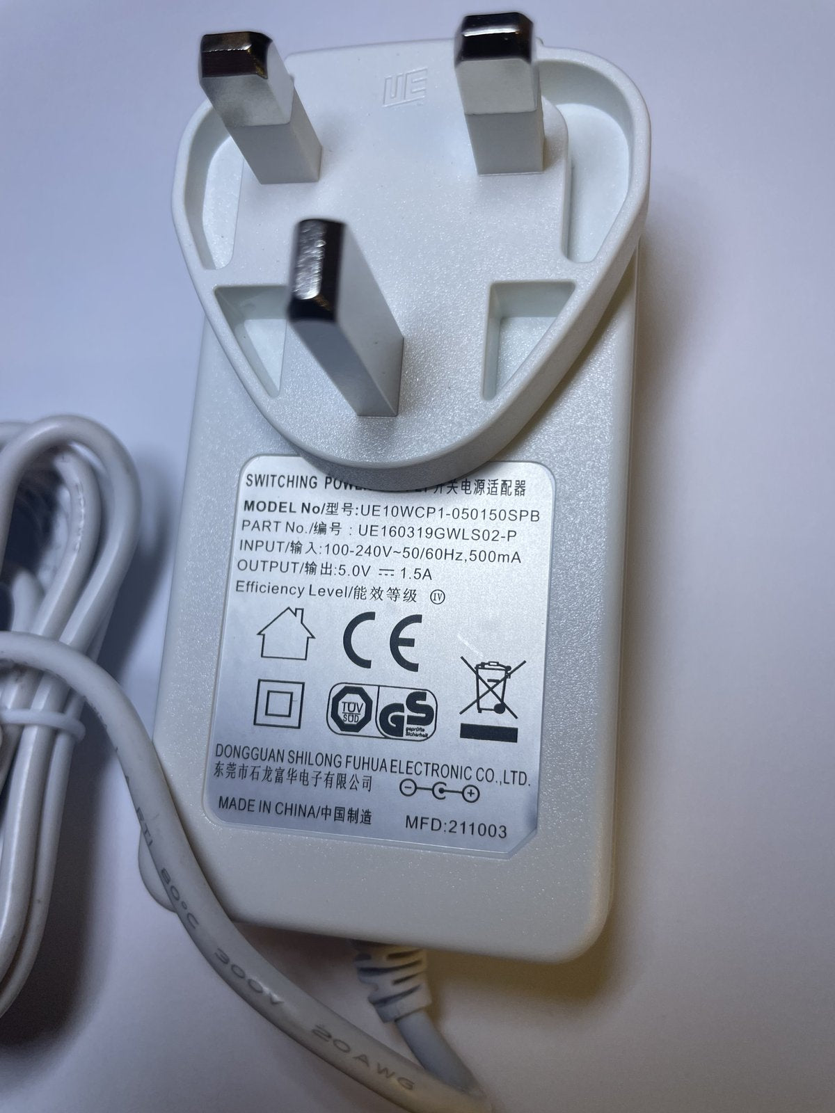 5V 1.5A Charger Adaptor for Motorola MBP853 Connect Wi-Fi HD Video Baby Monitor