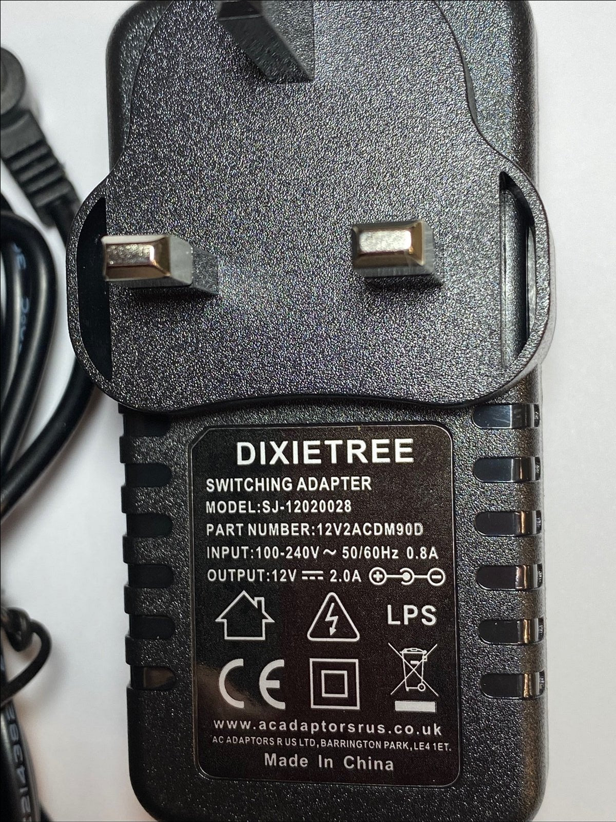 Replacement 12V AC Adaptor Power Supply for WD My Cloud NAS Storage Server