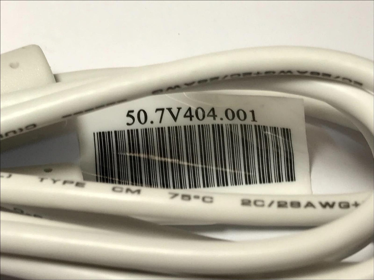 USB Cable USB A to USB B White 1.5m Printer Cable Lead 50.7V404.001