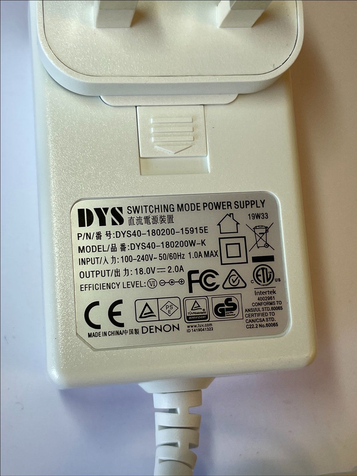 Replacement for 18V 1.8A AC Adaptor for Bosch GPB 18V-2 C/SC Site Radio