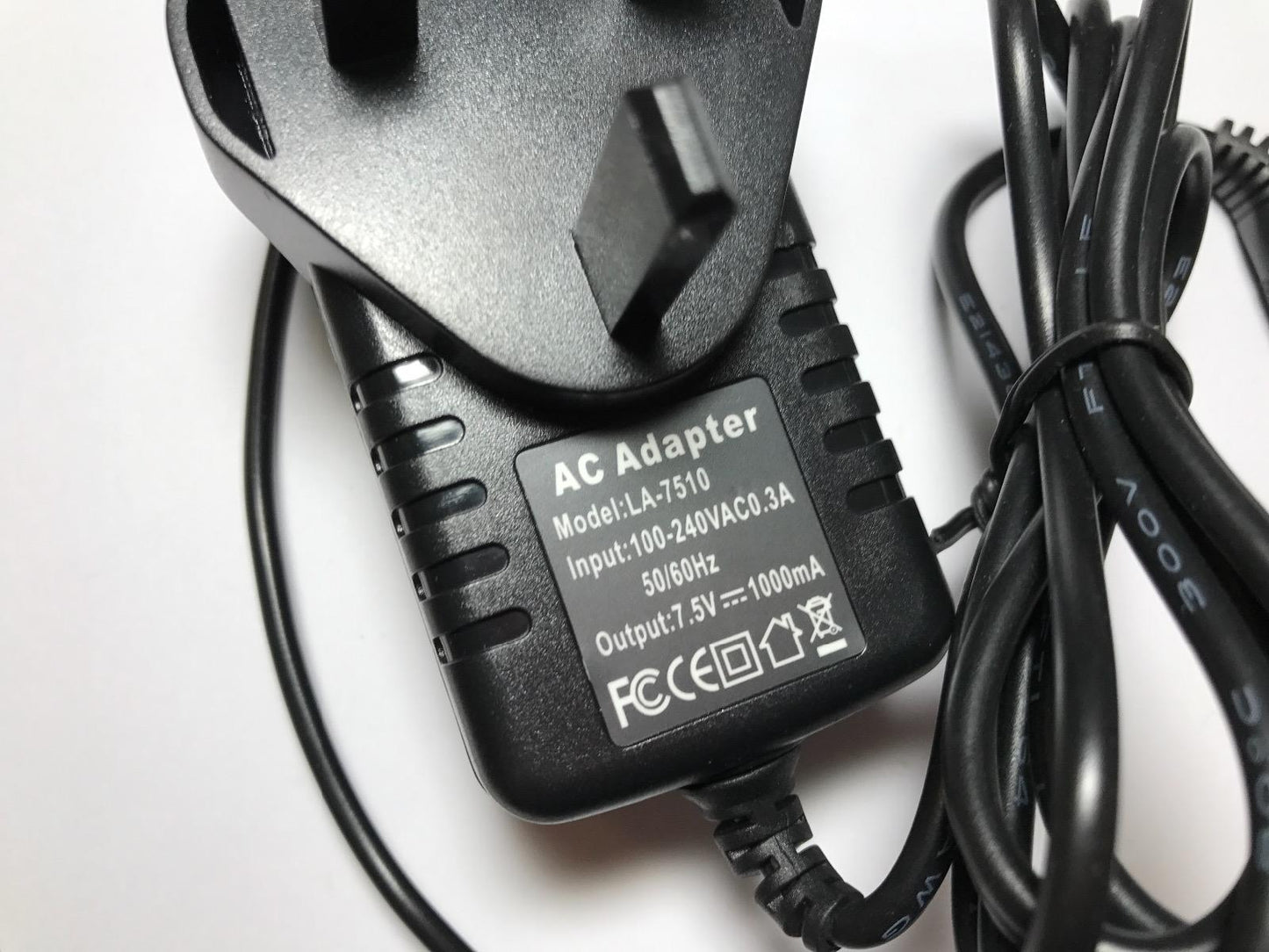 Replacement for 7.5V 400mA AD-1 AC Adaptor fits Casio SA-75 Song Bank Keyboard