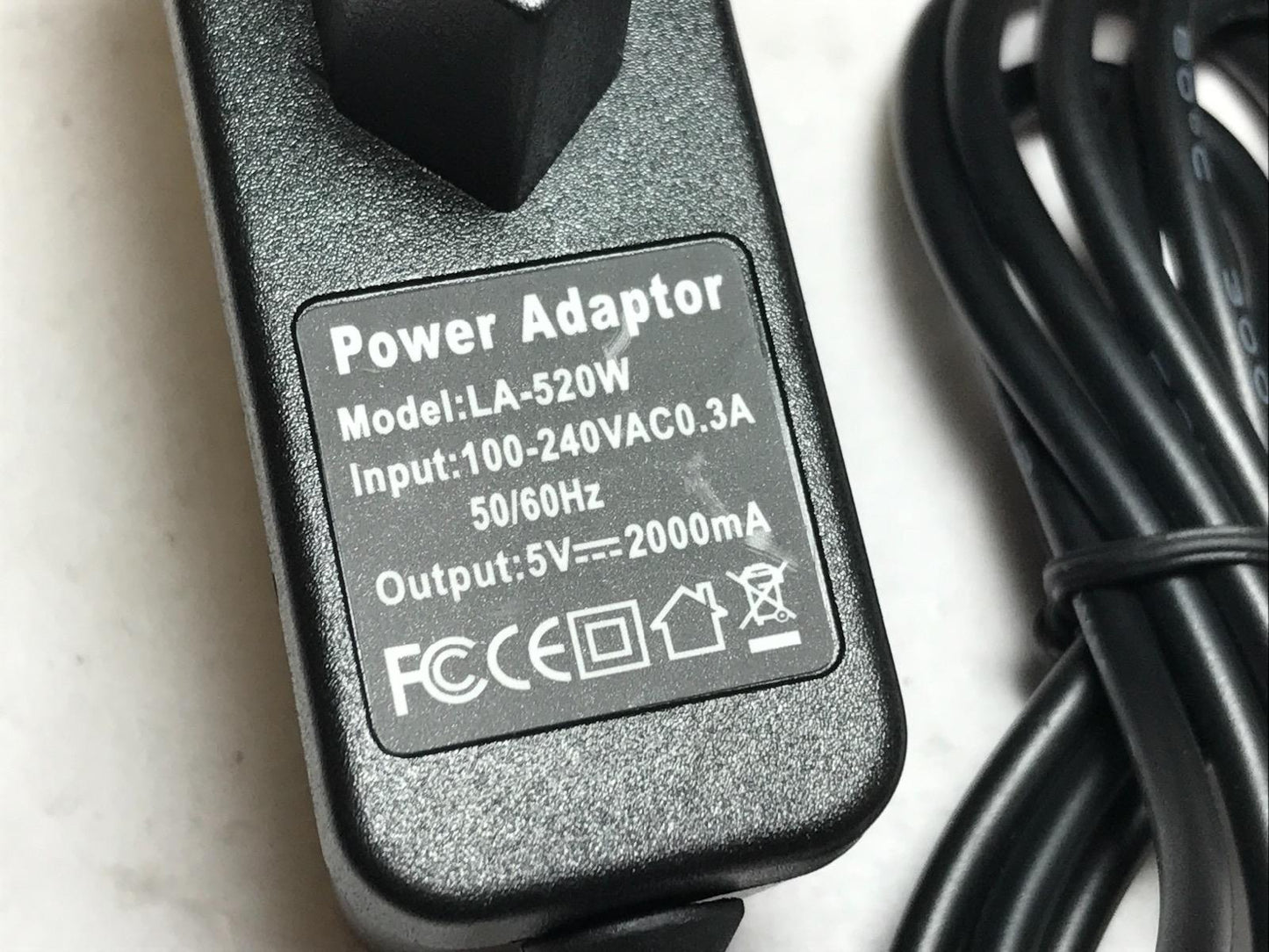 EU Arnova 7c G2 3G Tablet 2.5mm 5V Mains Switching Adapter Charger Power Supply