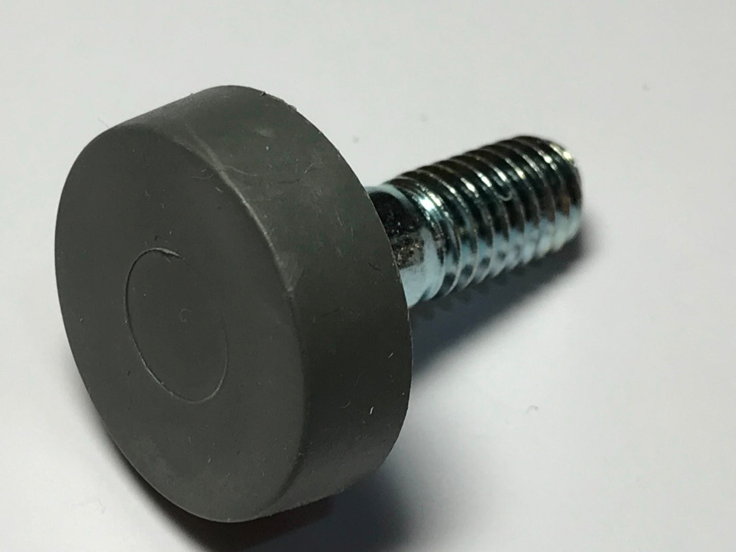 M8 8mm Diameter Bolt with 2.5cm Diameter Plastic Feet 2.5cm Long