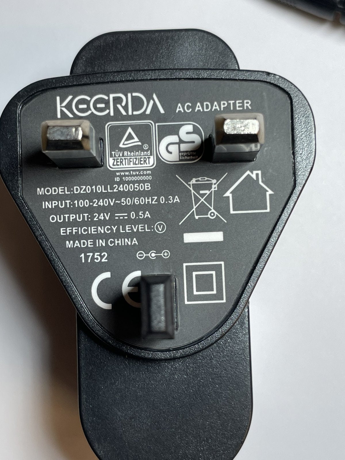 Replacement for 24.0V 24V 0.5A 12.0W TEKA AC Adapter Charger TEKA012-2400500BS