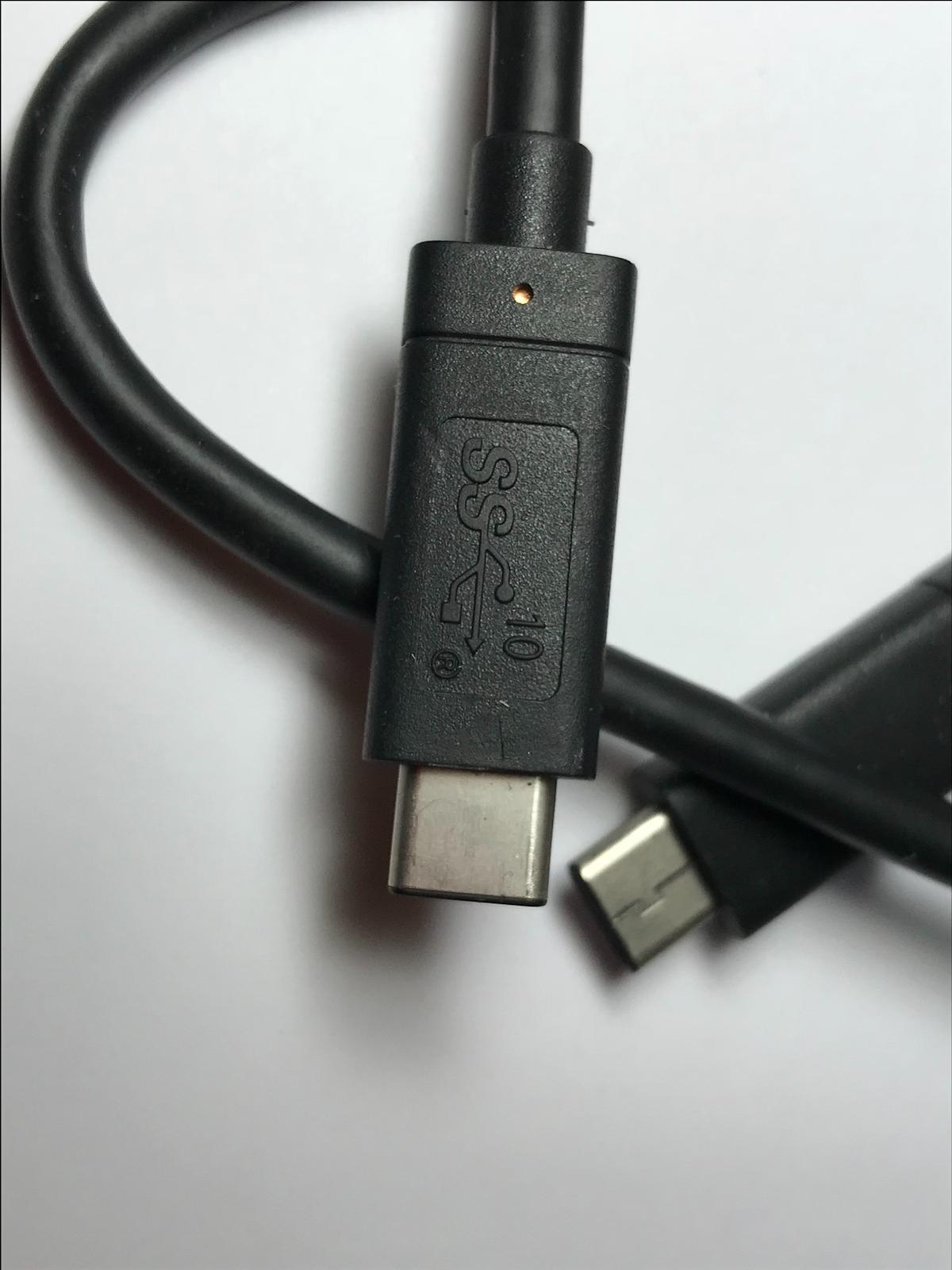 Genuine USB-C to USB-C 0.5M USB 3.1 Gen 2 Cable for External Hard Drive