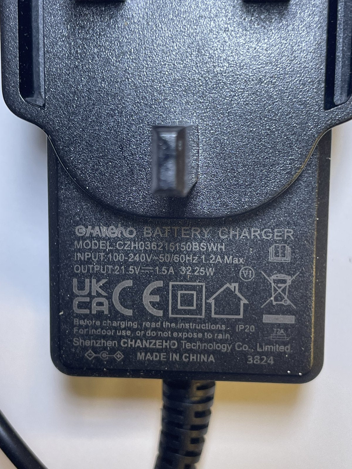 Replacement for 21.5V 1.5A Battery Charger for XH2150-1500WE AC Adaptor