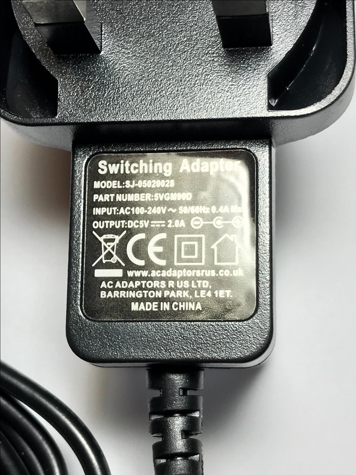 Replacement 5V 1.5A AC Power Adaptor for Logitech Z200S Speakers