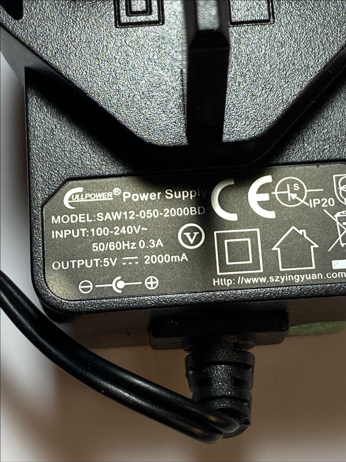 Replacement for 5.0A 1.0A 5V 1A AC-DC Adapter BQ05A-0501000-B Charger