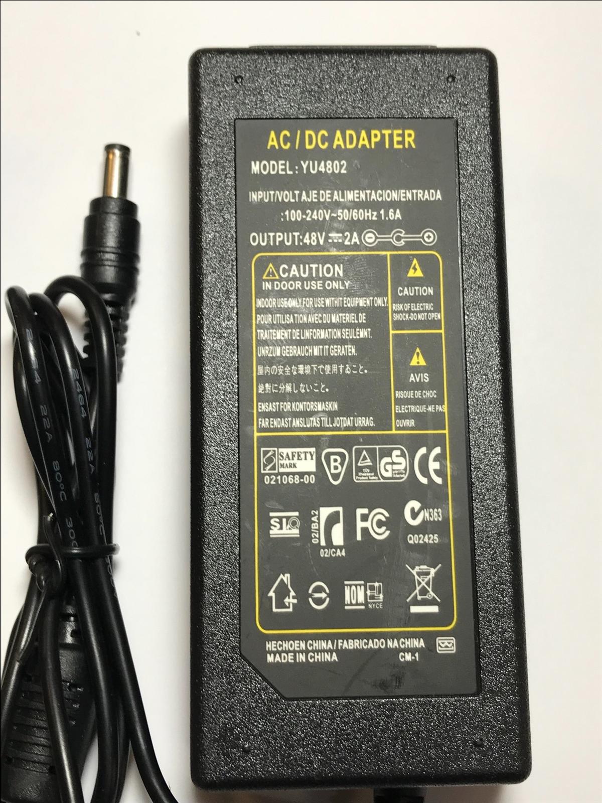 Replacement 48V AC Adaptor Switching Power Supply for SA-B083 SA-8083 DC48V 0.3A