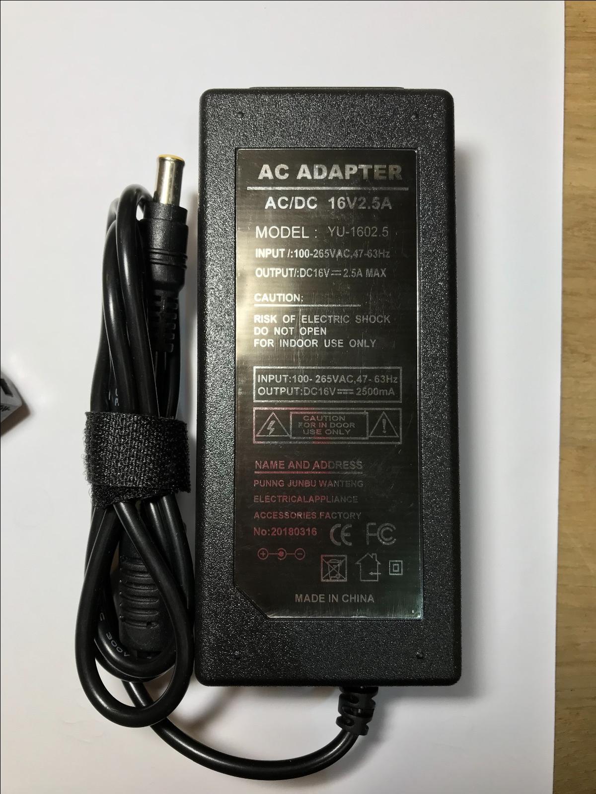 Replacement for 16V 1.5A AC Power Adaptor for Fujitsu FI-5110C Document Scanner