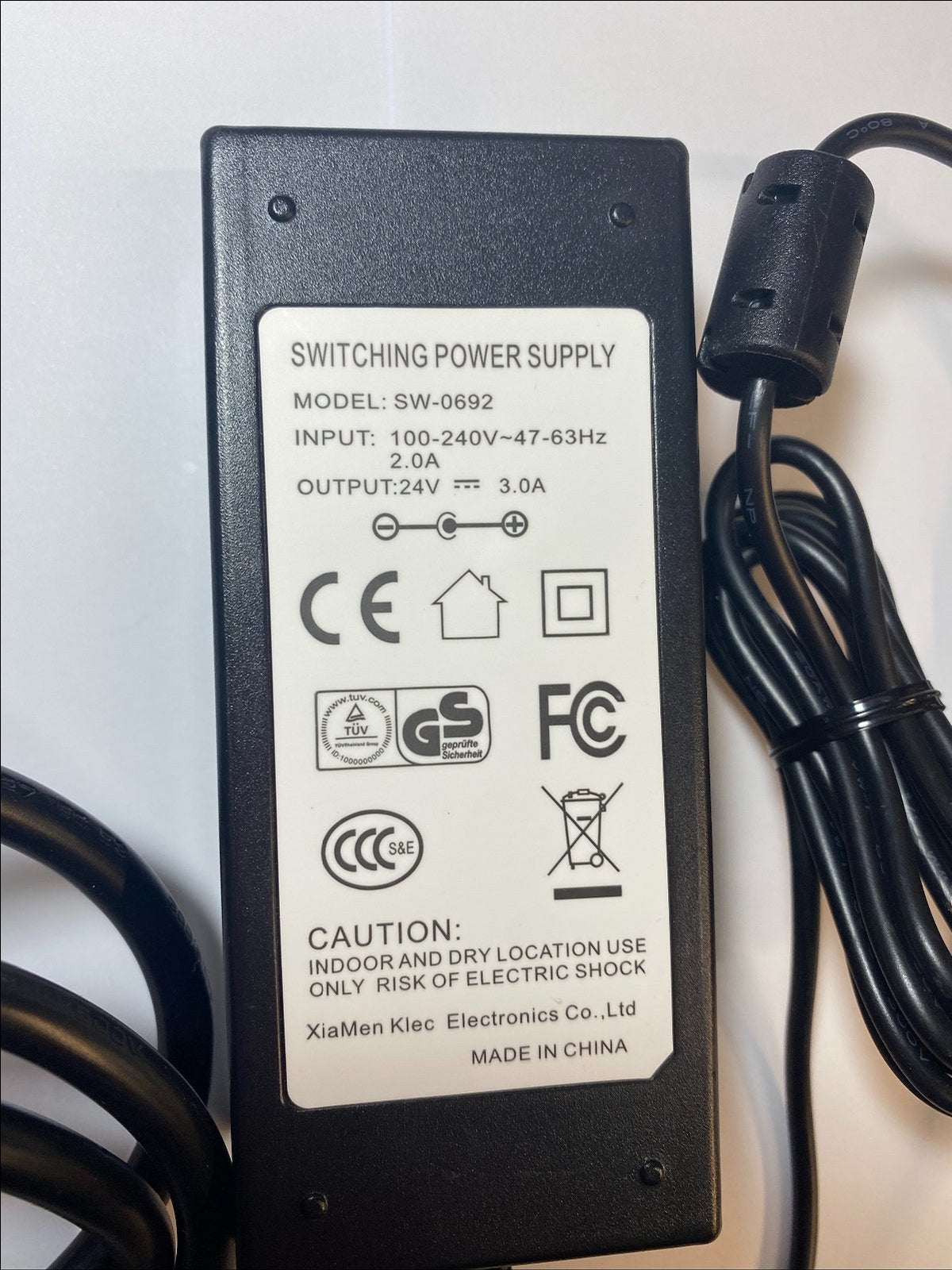 Replacement for 24V 2.5A Korg Switching Adapter KA280 DSA-60PFG-24