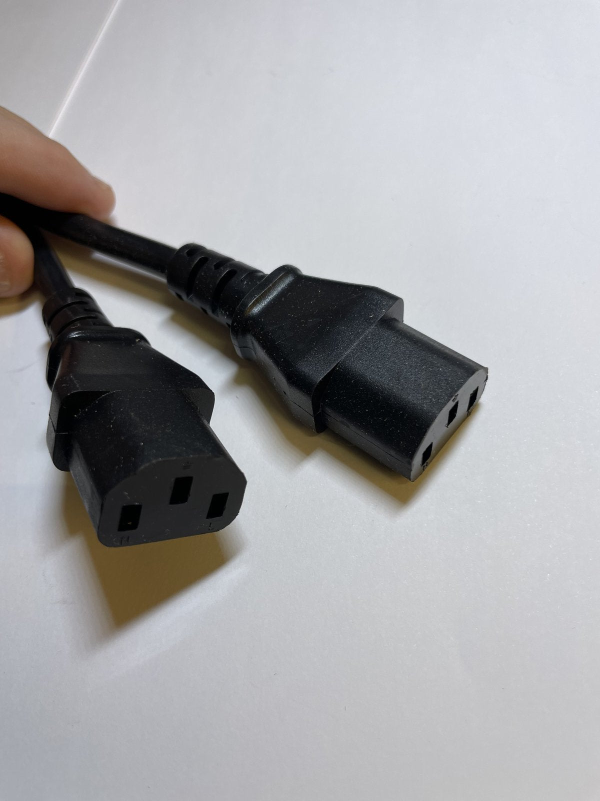 UK Kettle C13 IEC Power Cable Lead 3 Pin 3M Long Y Splitter Dual Connection