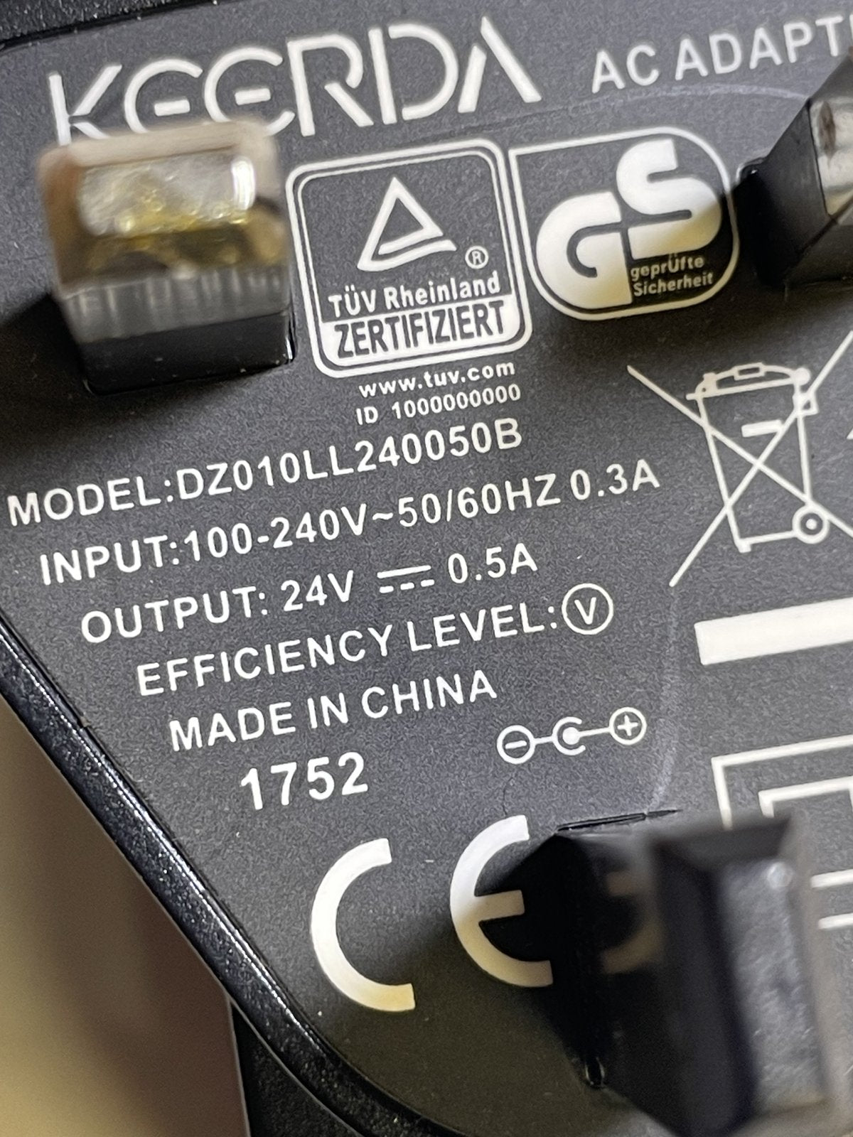 Replacement for CZJUTAI Power Supply JT-DC24V3.6W-E2 24V 3.6W Adaptor