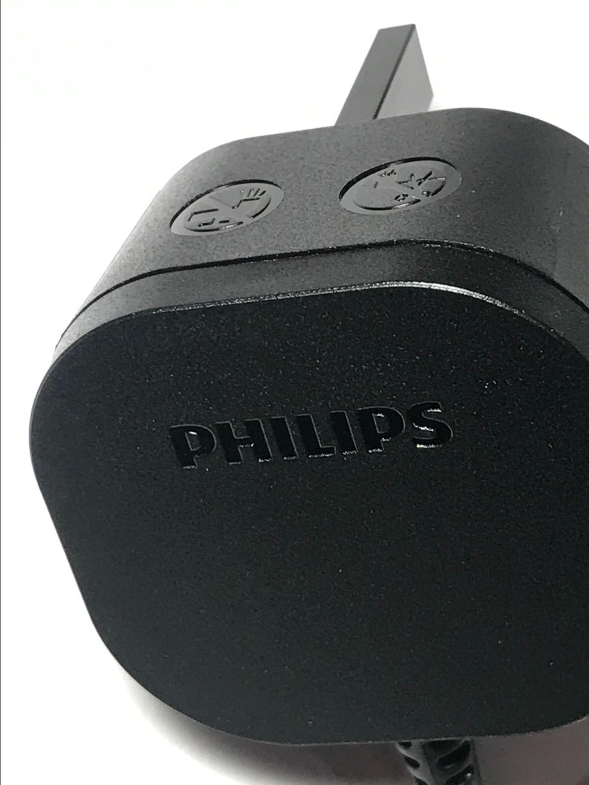 Genuine Philips Power Plug Type HQ8505 AC/DC Adapter 15V 5.4W CP0865/01 3 Pin