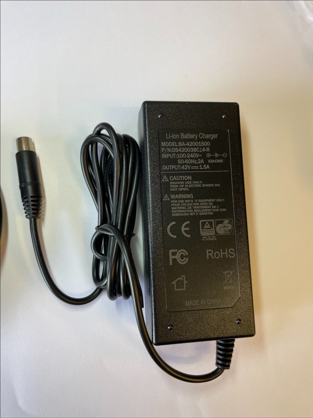 Replacement 42V 1.5A AC Adaptor Charger for Eco Schwinn Electric Scooter