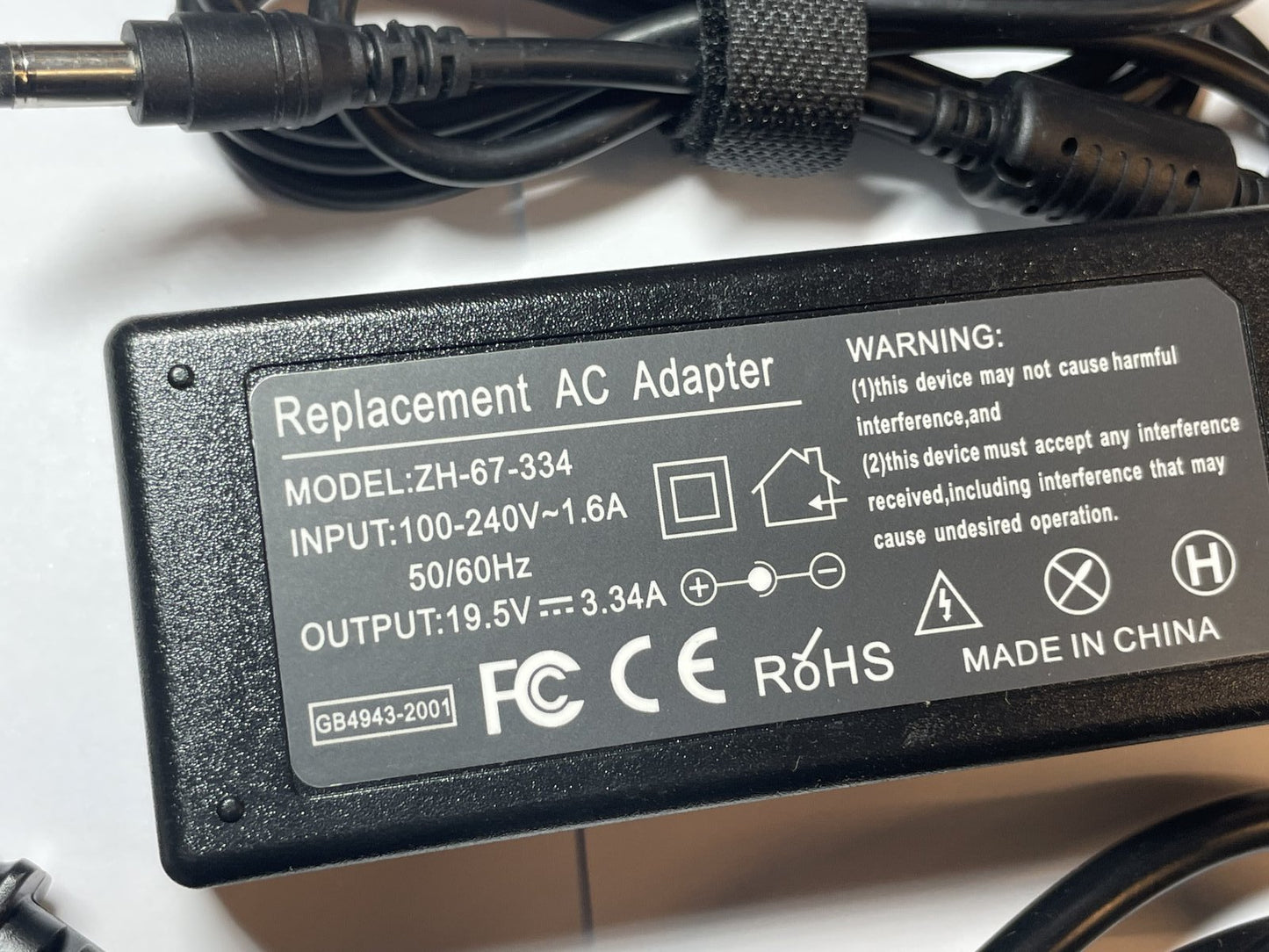 Replacement 19V for Dell 65W Power Adapter for select Dell Wyse Thin Clients