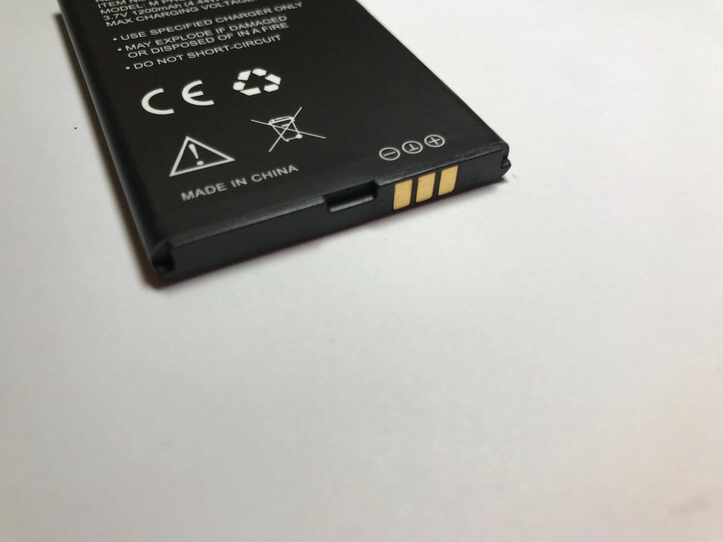 Genuine STK Rechargeable Lithium-Ion Battery 3.7V 1200maH for M Phone Plus