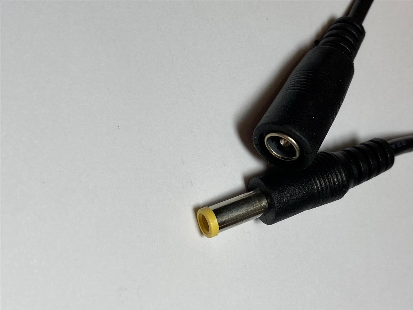 5.5mm x 2.1mm DC Socket Wire Lead to 5.0mm x 3.3mm with Centre Pin Connector