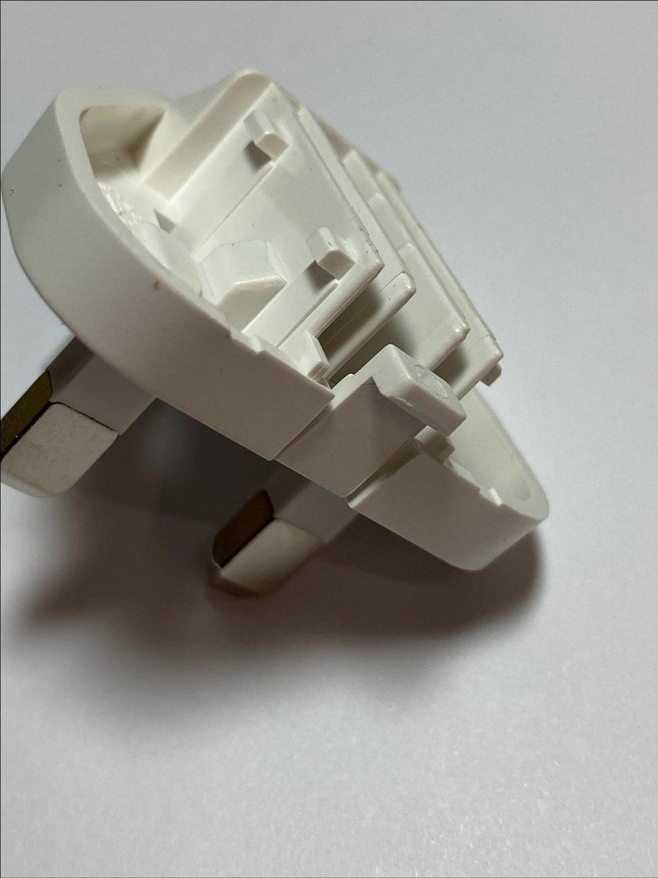 White UK Slide Attachment Plug for APD 12.0V 3A WA-36N12R APD2-UK APD2UK