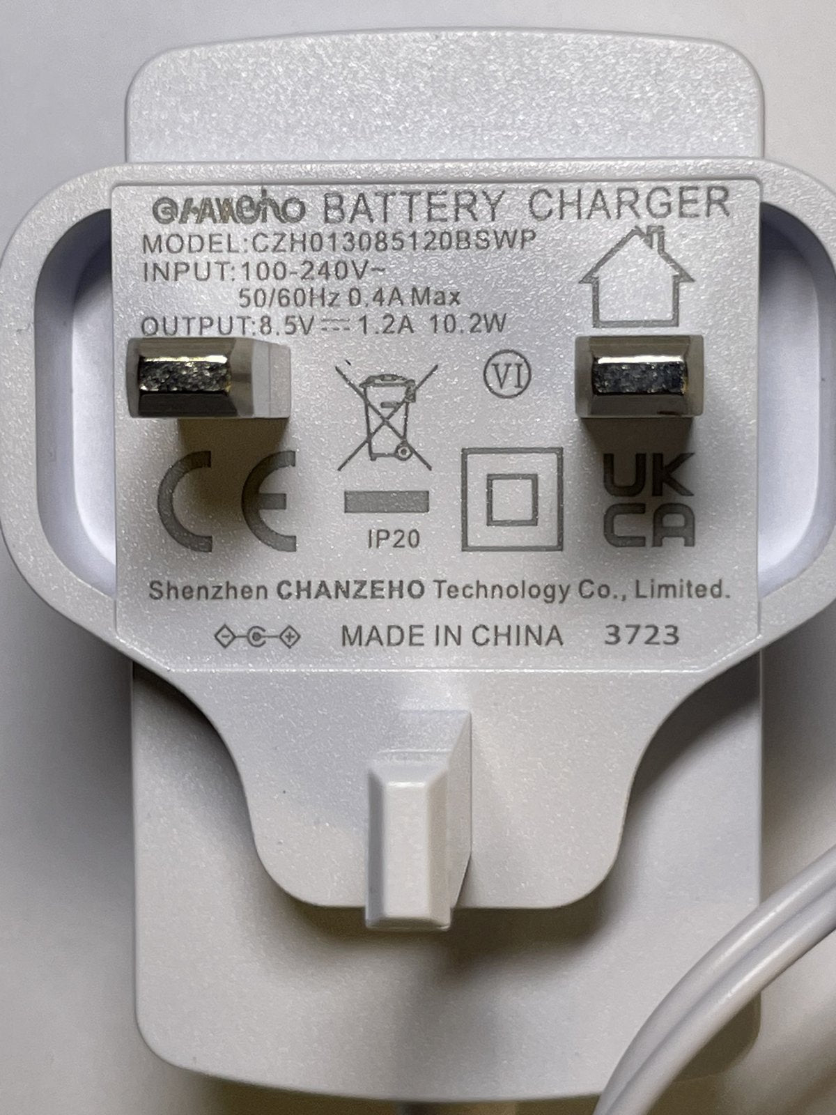 Replacement for 8.4V 1500mA AC-DC Adaptor Charger for Galaxy Pro CH-GALAXYPRO-UK