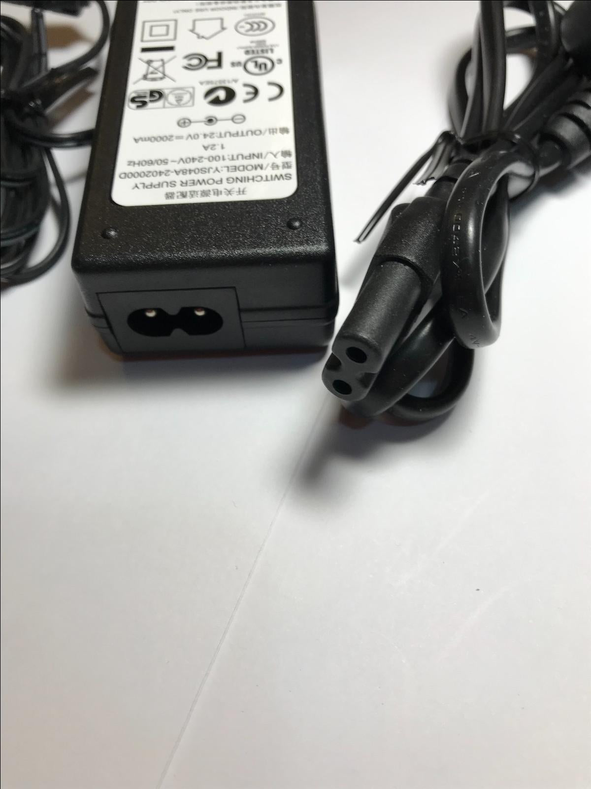 24V 2A AC-DC Adapter Power Supply for 25V LG Sound Bar SH8 APD DA-50F25