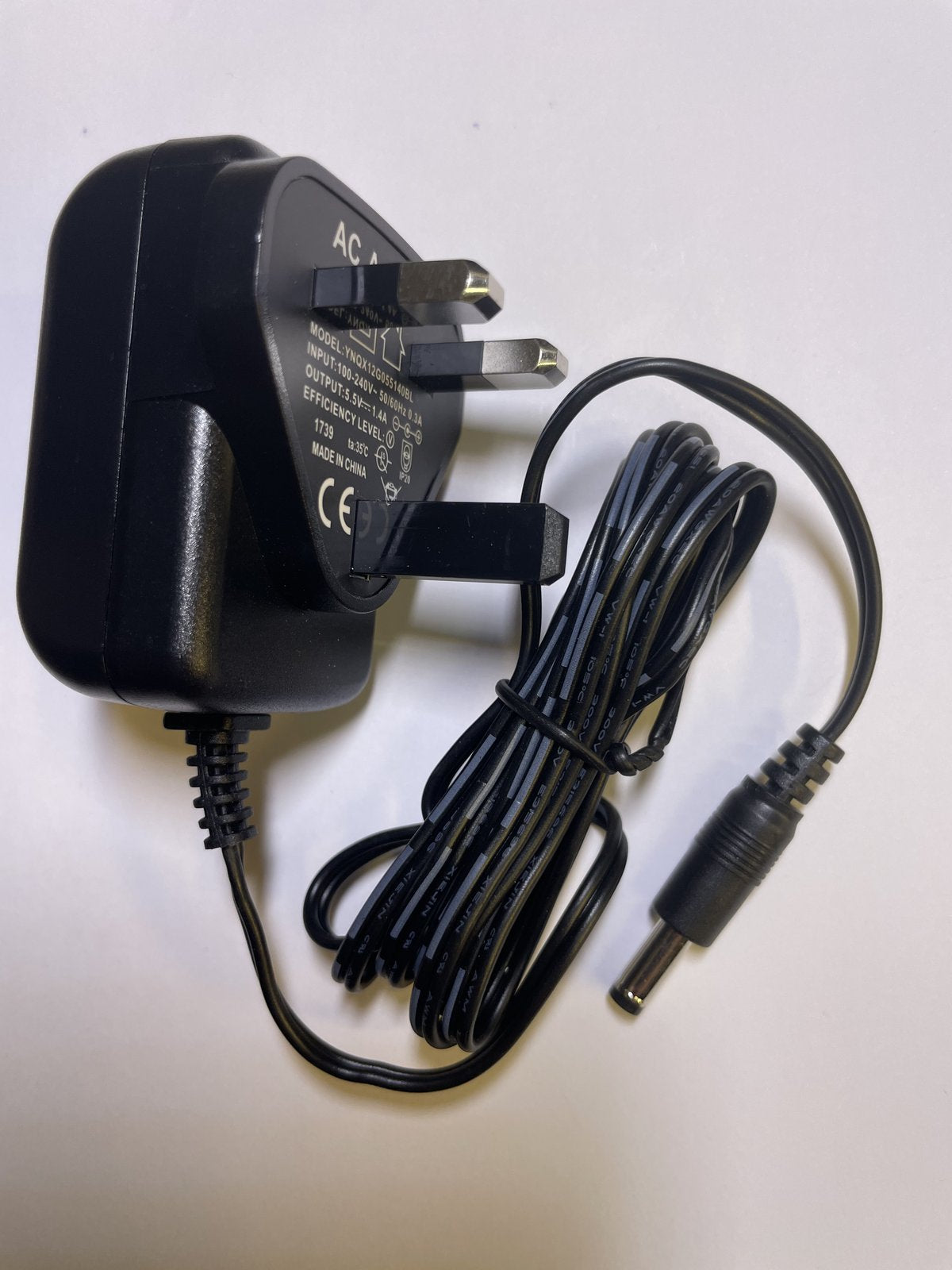 5.5V 500mA AC Adaptor Power Supply Charger for Panasonic KX-TGA807E Base Unit