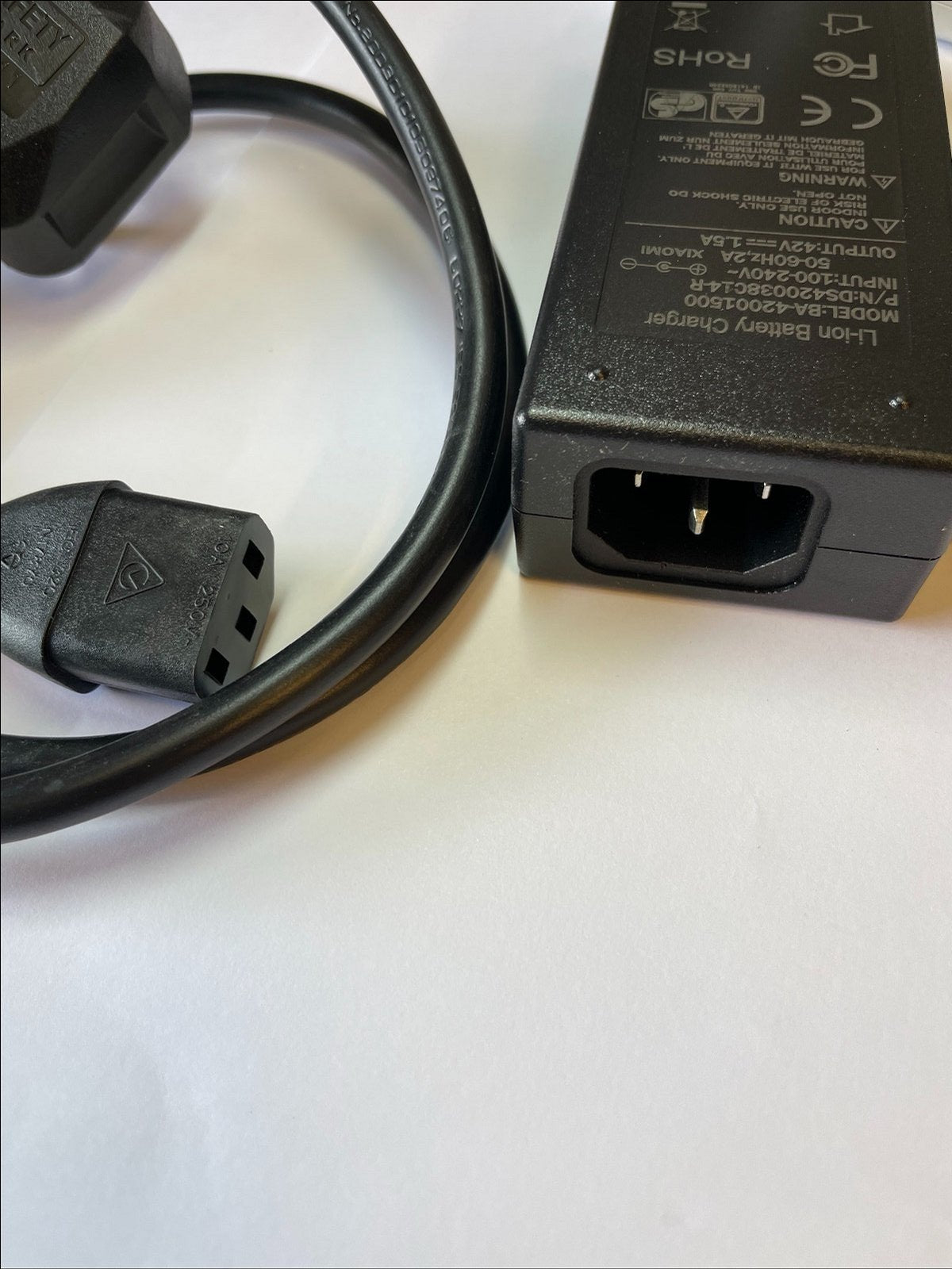 Replacement 42V 1.5A AC Adaptor Charger for Eco Schwinn Electric Scooter