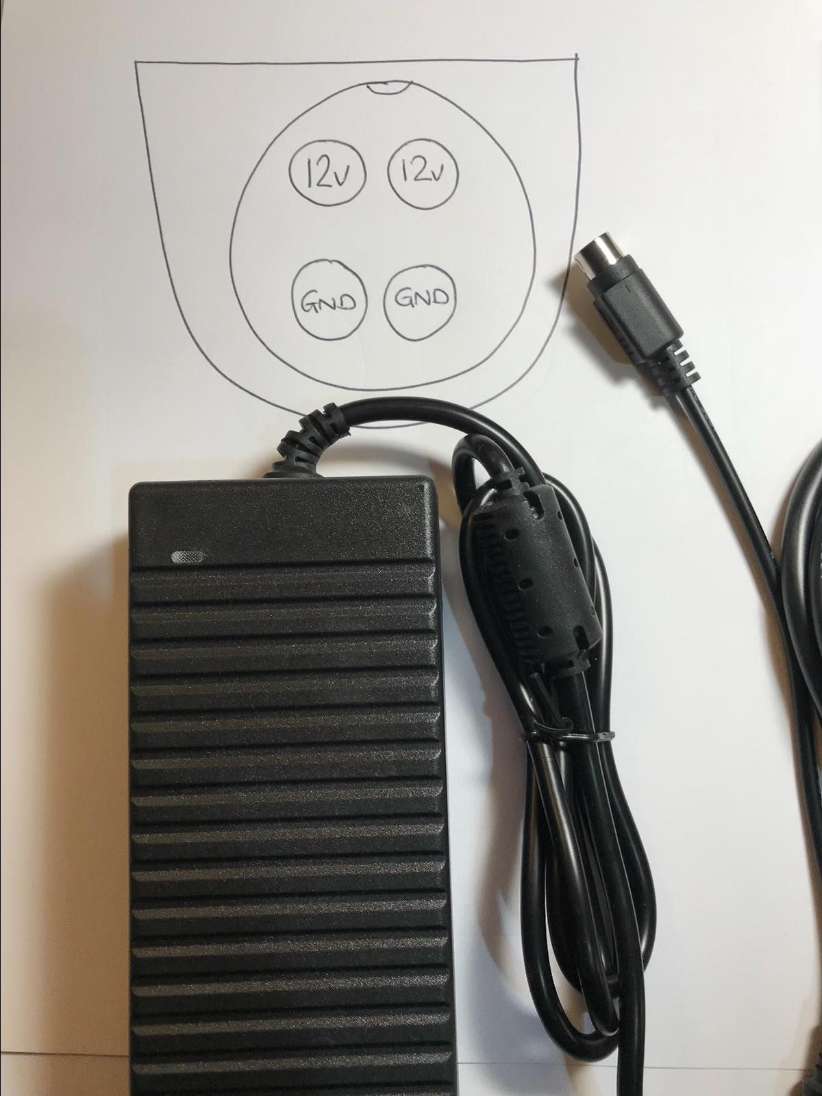 Replacement 12V 10A AC Power Adaptor for Synology Ds411j 4-Bay NAS Enclosure