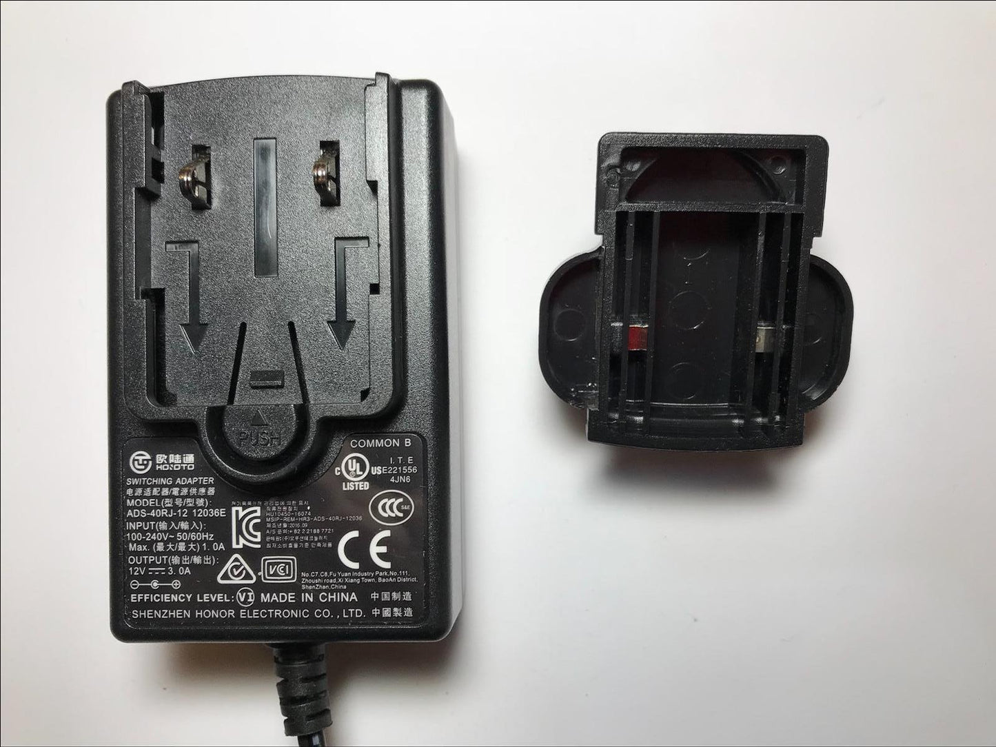 12V 3A ADS-40RJ-12 12036E AC-DC Switching Adapter Power Supply PSU UK Plug