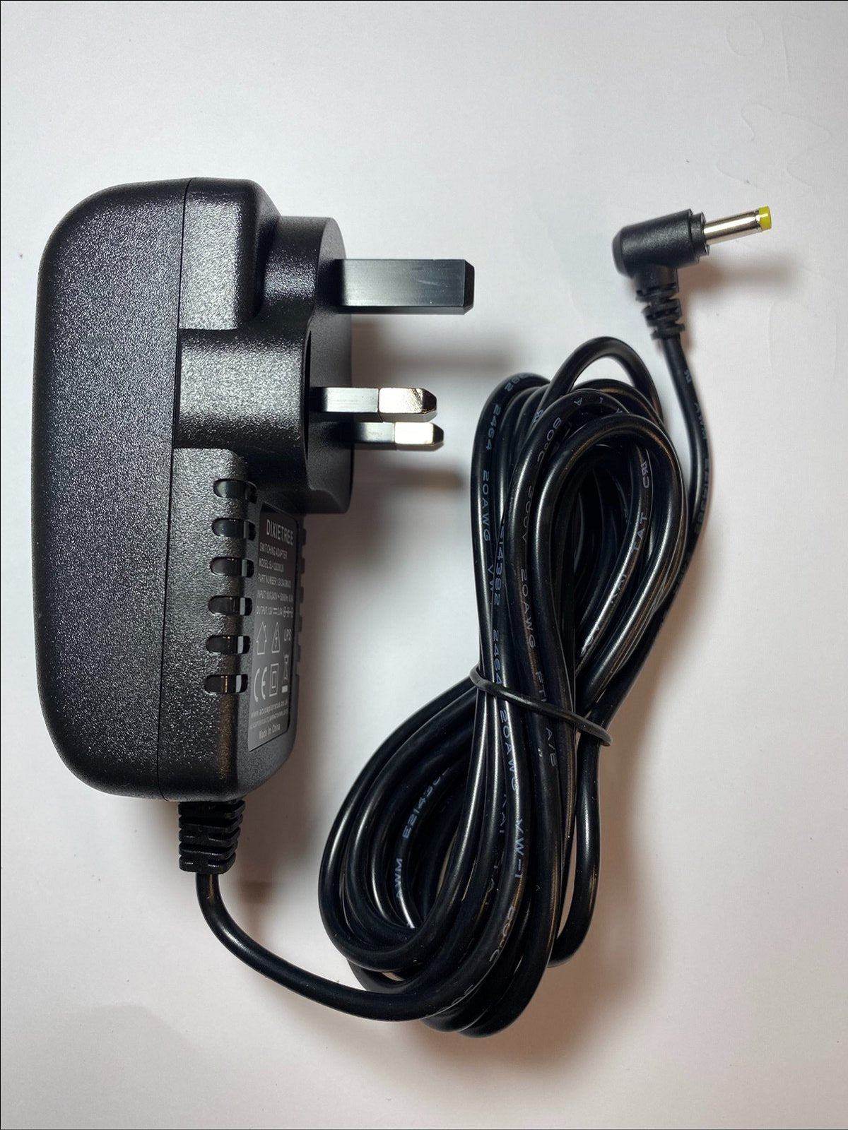 12V AC Adaptor for Bush 12 Inch Swivel Screen Portable DVD Player CDVD12SWM