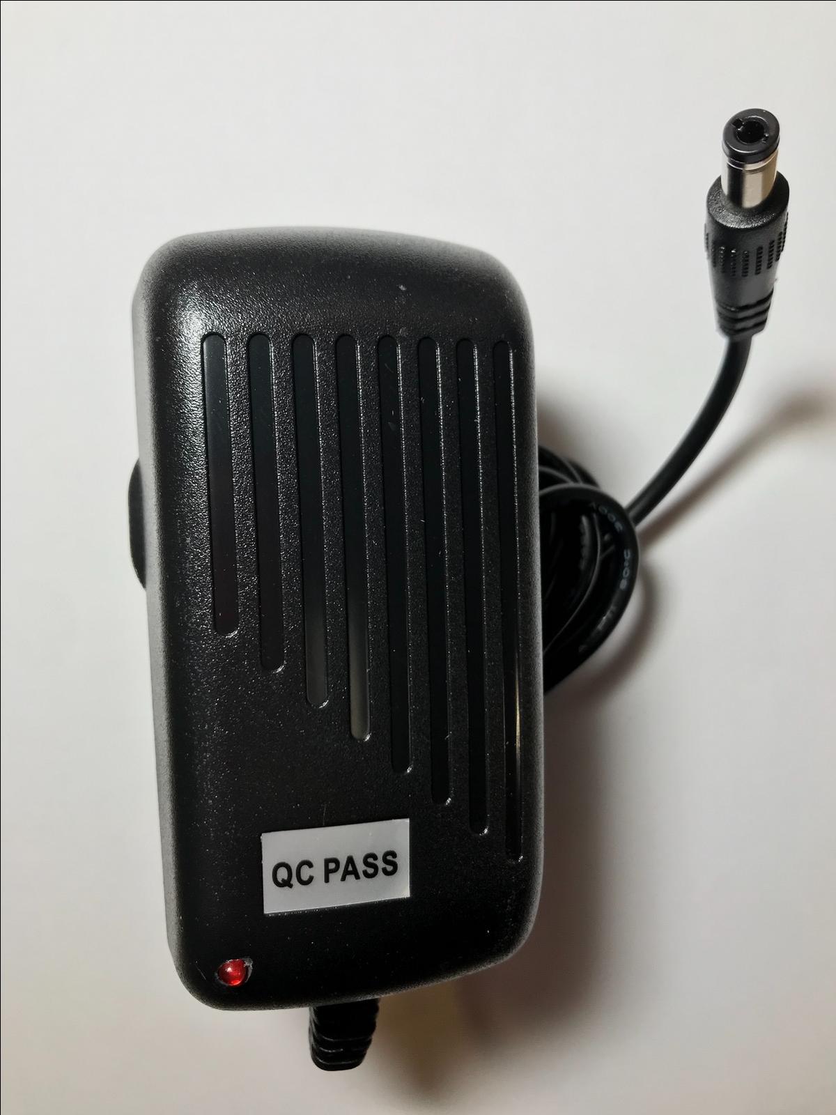 Replacement for 12VDC 12V 500mA AC/DC Adaptor DC12000500D Power Supply UK Plug