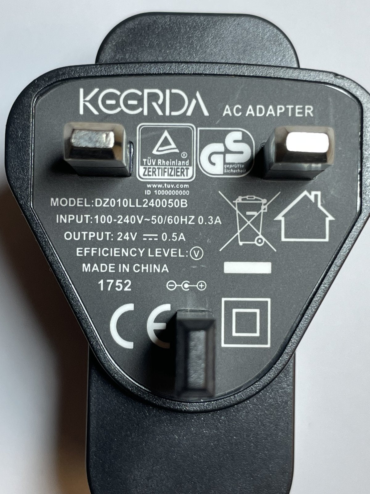 Replacement for 24.0V 24V 0.5A 12W AC Adapter Charger for TEKA012-2400500BS